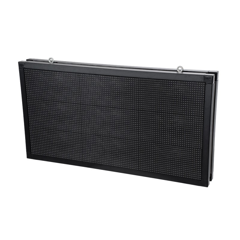 GLOBOSTAR® DISPLAY 90299 Κυλιόμενη Ψηφιακή Επιγραφή 96x48cm P10 Διπλής Όψης LED AC 220-240V Αδιάβροχο IP65 RGB - WiFi Control μέσω FK APP - Αισθητήρας Θερμοκρασίας & Υγρασίας - Μ102 x Π11 x Υ54.5cm - 2 Χρόνια Εγγύηση