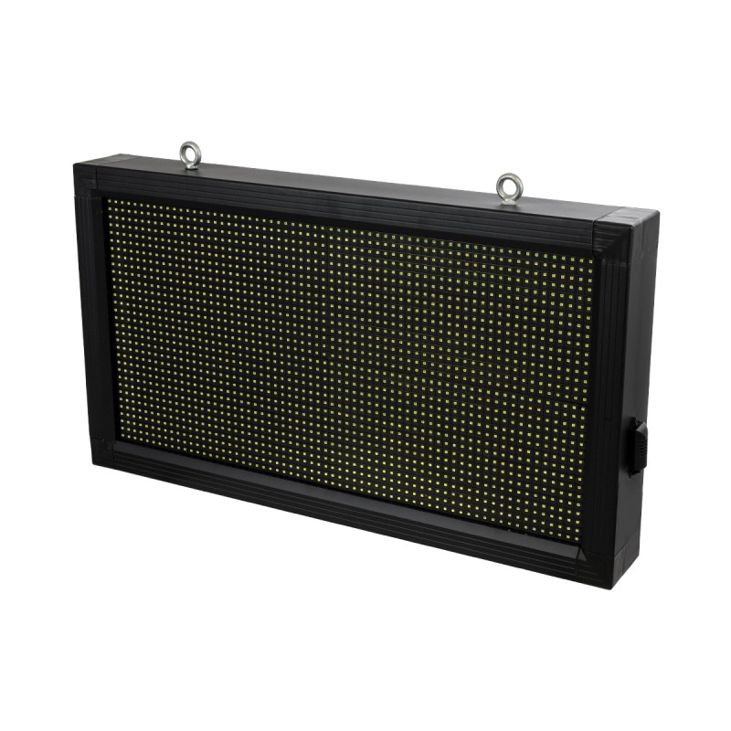 GLOBOSTAR® DISPLAY 90326 Κυλιόμενη Ψηφιακή Επιγραφή 64x32cm P10 Μονής Όψης LED AC 220-240V Αδιάβροχο IP65 Ψυχρό Λευκό 6000K - WiFi Control μέσω FK APP - Αισθητήρας Θερμοκρασίας & Υγρασίας - Μ72 x Π9 x Υ42.5cm - 2 Χρόνια Εγγύηση