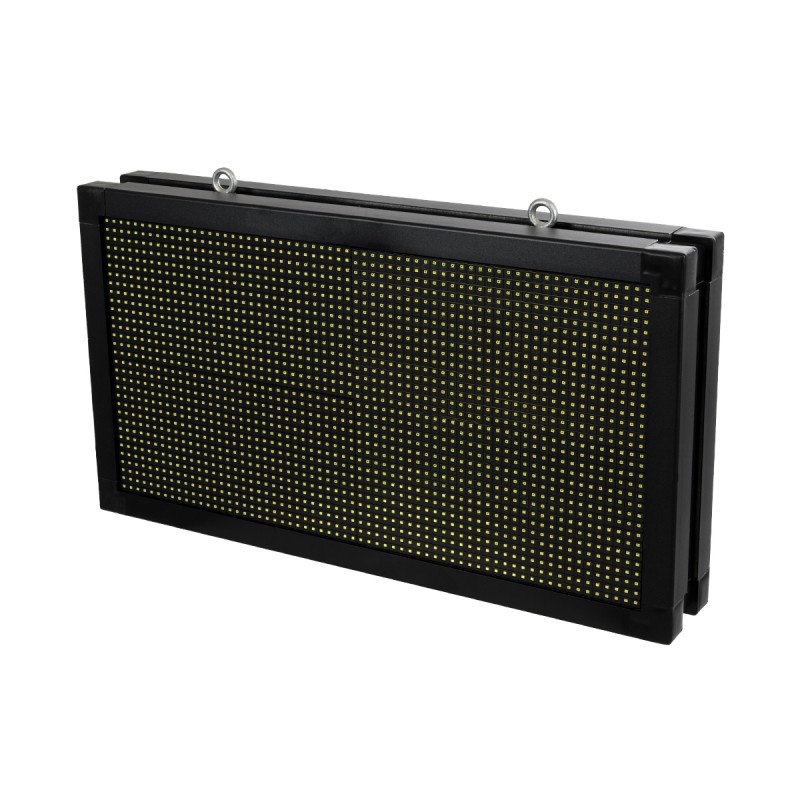 GLOBOSTAR® DISPLAY 90796 Κυλιόμενη Ψηφιακή Επιγραφή Διπλής Όψης 64x32cm P10 64x32 Pixel LED 200W AC 220-240V Αδιάβροχο IP65 Ψυχρό Λευκό 6000K - WiFi Control μέσω FK APP - Αισθητήρας Θερμοκρασίας & Υγρασίας - Μ70 x 11 x Υ38.5cm - 2 Χρόνια Εγγύηση