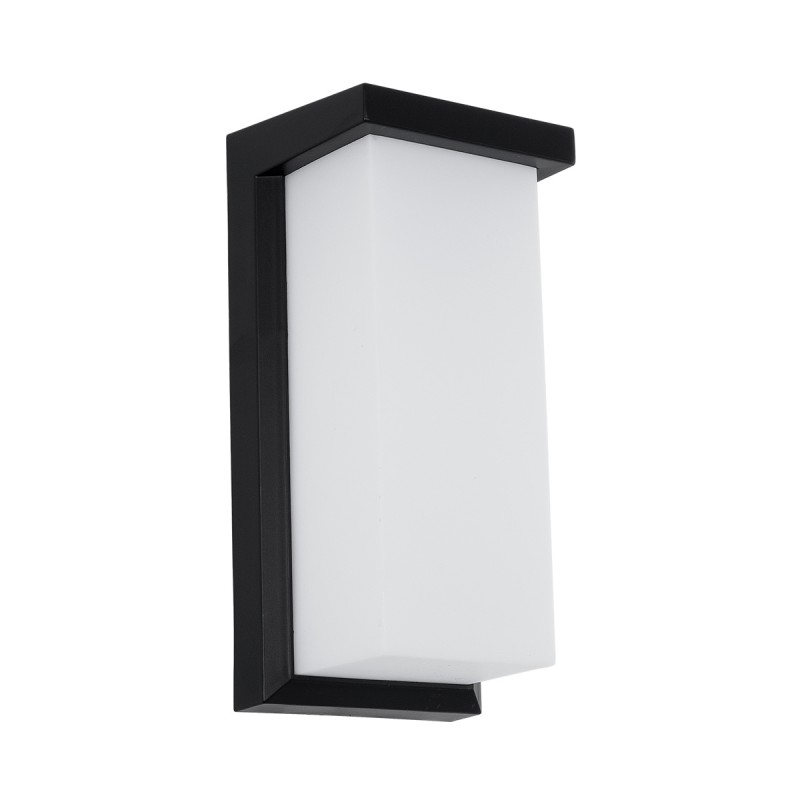 GLOBOSTAR® LOFT 60758 Μοντέρνο Φωτιστικό Τοίχου - Απλίκα LED 18W 1890lm 120° AC 220-240V Αδιάβροχο IP65 Φυσικό Λευκό 4500K - Bridgelux SMD Chip - Μαύρο Ματ - Μ24.5 x Π11 x Υ9.5cm - 3 Χρόνια Εγγύηση