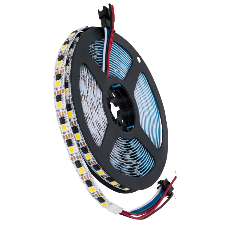 GLOBOSTAR® DIGIPRO 90603 Ψηφιακή Pixel Addressable Ταινία LED 14.4W/m 1296lm/m 120° DC 12V IP20 60 x SMD5050 Chip/m 60 x Pixel/m Θερμό Λευκό 2700K Dimmable SPI/TTL Protocol IC TM1908 - Sanan SMD Chip - Μ500 x Π1 x Υ0.2cm - Ρολό 5 Μέτρων - 5 Χρόνια Εγγύηση