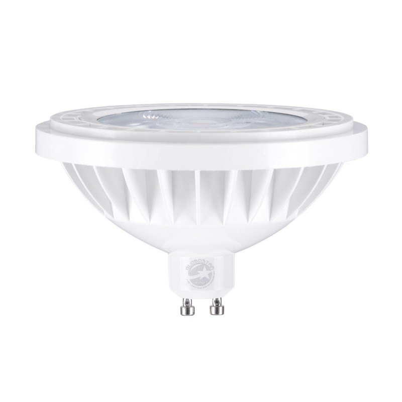 GLOBOSTAR® BEAMAR 60133 Σποτ GU10 AR111 LED 15W 1455lm 12° AC 220-240V IP20 Φυσικό Λευκό 4500K Dimmable - Μ11 x Π11 x Υ6.6cm - 3 Χρόνια Εγγύηση