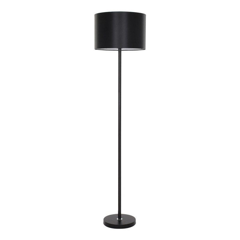 GLOBOSTAR® ASHLEY 00822 Μοντέρνο Επιδαπέδιο Φωτιστικό με Ντουί 1 x E27 AC 220-240V IP20 - Μαύρο - Μ35 x Π35 x Υ145cm
