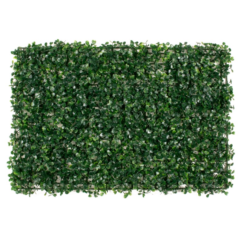 GLOBOSTAR® BUXUS 78415 Τεχνητό Πάνελ Φυλλωσιάς / Κάθετος Κήπος Πυξάρι - Πράσινο - Μ60 x Π4 x Υ40cm