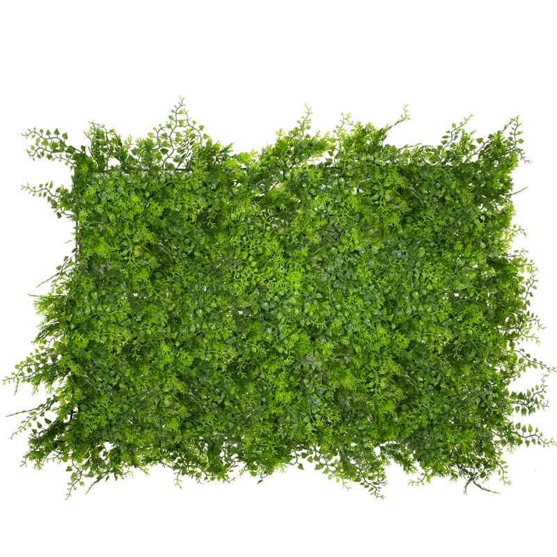 GLOBOSTAR® LEYLAND 78418 Τεχνητό Πάνελ Φυλλωσιάς Κάθετος Κήπος Λέιλαντ/Νάνος Κισσός - Πράσινο - Μ60 x Π9 x Υ40cm