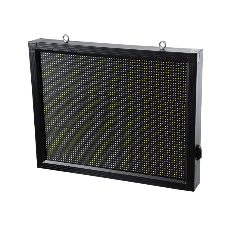 GLOBOSTAR® DISPLAY 90800 Κυλιόμενη Ψηφιακή Επιγραφή 64x48cm P10 Μονής Όψης LED AC 220-240V Αδιάβροχο IP65 Ψυχρό Λευκό 6000K - WiFi Control μέσω FK APP - Αισθητήρας Θερμοκρασίας & Υγρασίας - Μ72 x Π9 x Υ56cm - 2 Χρόνια Εγγύηση