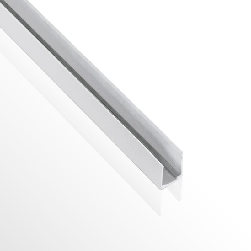 kelvo® NEONPRO KLV-101-0067 Βάση Στήριξης για Neon Flex LED Αδιάβροχο IP65 - Λευκό Ματ - Μ300 x Π0.8 x Υ1.3cm - Πακέτο 5 Τεμαχίων