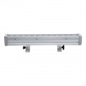 GloboStar® WASHER-DAIA S-90997 Μπάρα Φωτισμού Wall Washer LED 96W 10080lm 30° AC 230V Αδιάβροχο IP65 Μ52 x Π7.5 x Υ7cm Πολύχρωμο 4in1 RGBW DMX512 Display on Body - Ασημί