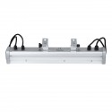 GloboStar® WASHER-DAIA S-90997 Μπάρα Φωτισμού Wall Washer LED 96W 10080lm 30° AC 230V Αδιάβροχο IP65 Μ52 x Π7.5 x Υ7cm Πολύχρωμο 4in1 RGBW DMX512 Display on Body - Ασημί