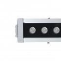 GloboStar® WASHER-DAIA S-90997 Μπάρα Φωτισμού Wall Washer LED 96W 10080lm 30° AC 230V Αδιάβροχο IP65 Μ52 x Π7.5 x Υ7cm Πολύχρωμο 4in1 RGBW DMX512 Display on Body - Ασημί