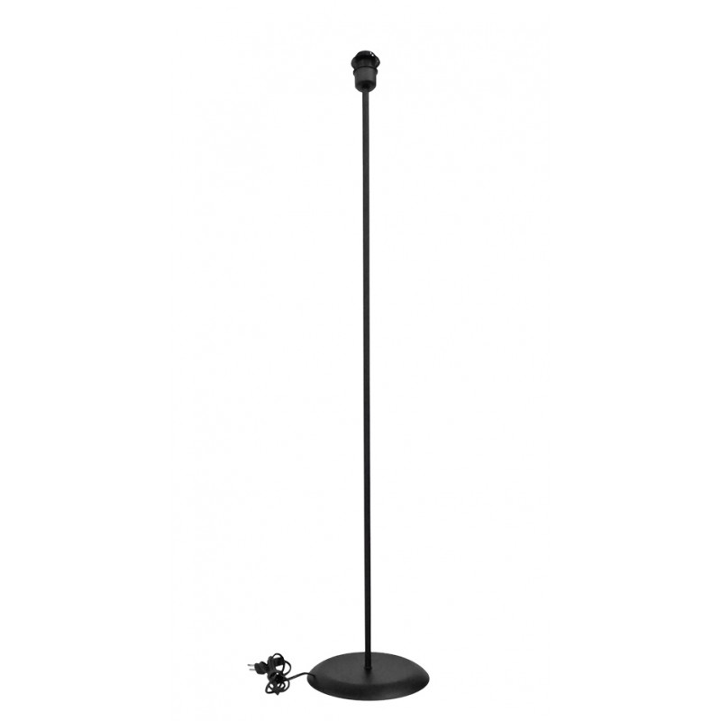FLW-03-B BLACK Βάση φωτιστικό δαπέδου μεταλλικό H126cm
