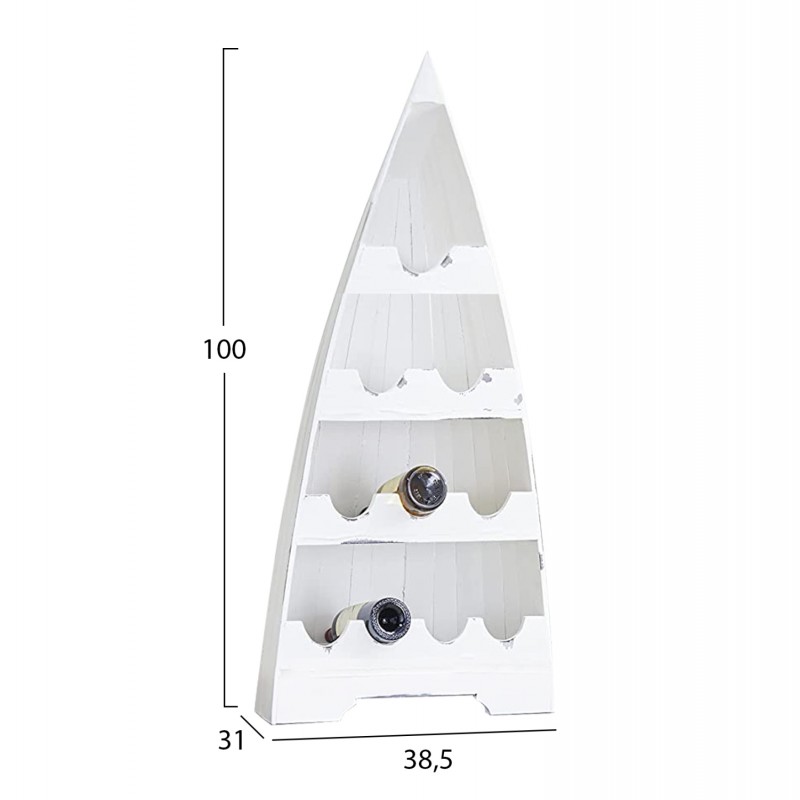 ΚΑΘΕΤΗ ΚΑΒΑ ΜΠΟΥΚΑΛΙΩΝ 10 ΘΕΣΕΩΝ ΣΕ ΣΧΗΜΑ ΒΑΡΚΑΣ ΑΠΟ ΜΑΟΝΙ HM9493 38,5x31x100Yεκ.