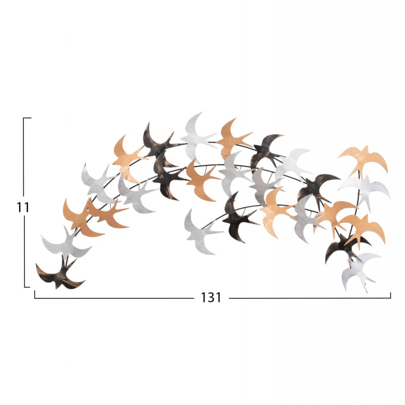 ΔΙΑΚΟΣΜΗΤΙΚΟ ΤΟΙΧΟΥ ΠΟΥΛΙΑ HM4655 ΜΕΤΑΛΛΟ-ΠΟΛΥΧΡΩΜΟ 131x7x11Υεκ.