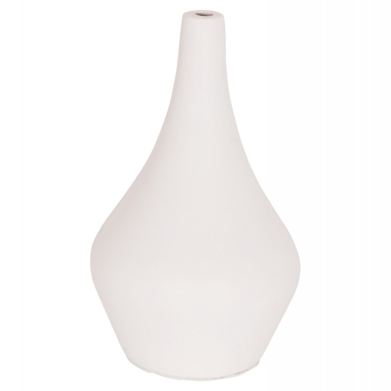 ΕΠΙΤΡΑΠΕΖΙΟ ΔΙΑΚΟΣΜΗΤΙΚΟ ΒΑΖΟ DENI HM4663.02S ΤΕΡΑΚΟΤΑ ΣΕ ΛΕΥΚΟ--Φ15x27Υεκ.