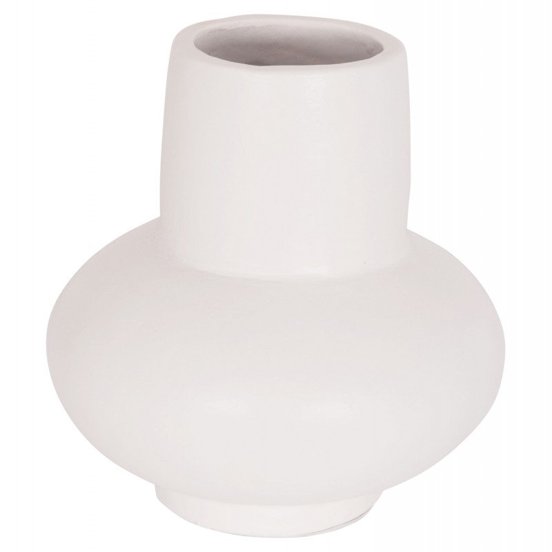 ΕΠΙΤΡΑΠΕΖΙΟ ΔΙΑΚΟΣΜΗΤΙΚΟ ΒΑΖΟ LEMA HM4664.02S ΤΕΡΑΚΟΤΑ ΣΕ ΛΕΥΚΟ--Φ22x22Υεκ.