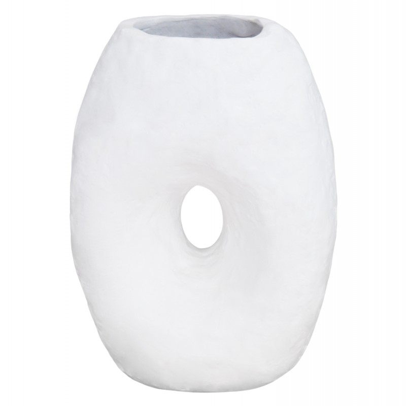 ΕΠΙΤΡΑΠΕΖΙΟ ΔΙΑΚΟΣΜΗΤΙΚΟ ΒΑΖΟ NAMENTIS HM4673.02L ΛΕΥΚΗ ΤΕΡΑΚΟΤΑ--26.5x16x36.5Υεκ