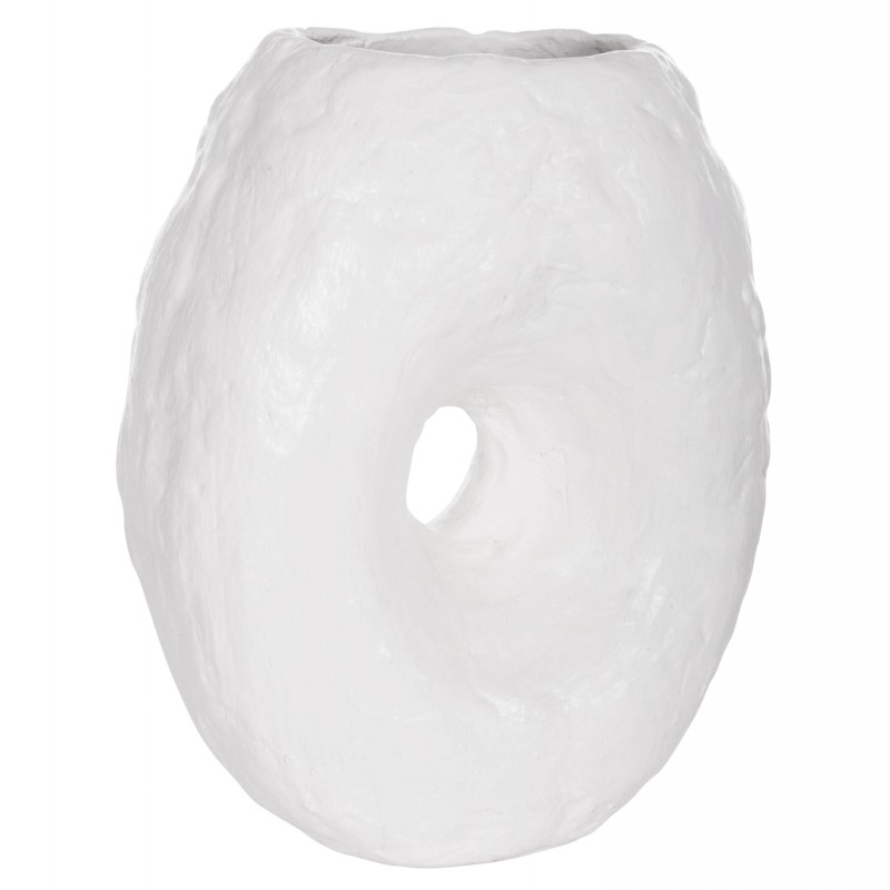 ΕΠΙΤΡΑΠΕΖΙΟ ΔΙΑΚΟΣΜΗΤΙΚΟ ΒΑΖΟ NAMENTIS HM4673.02S ΛΕΥΚΗ ΤΕΡΑΚΟΤΑ--22x13x28Υεκ