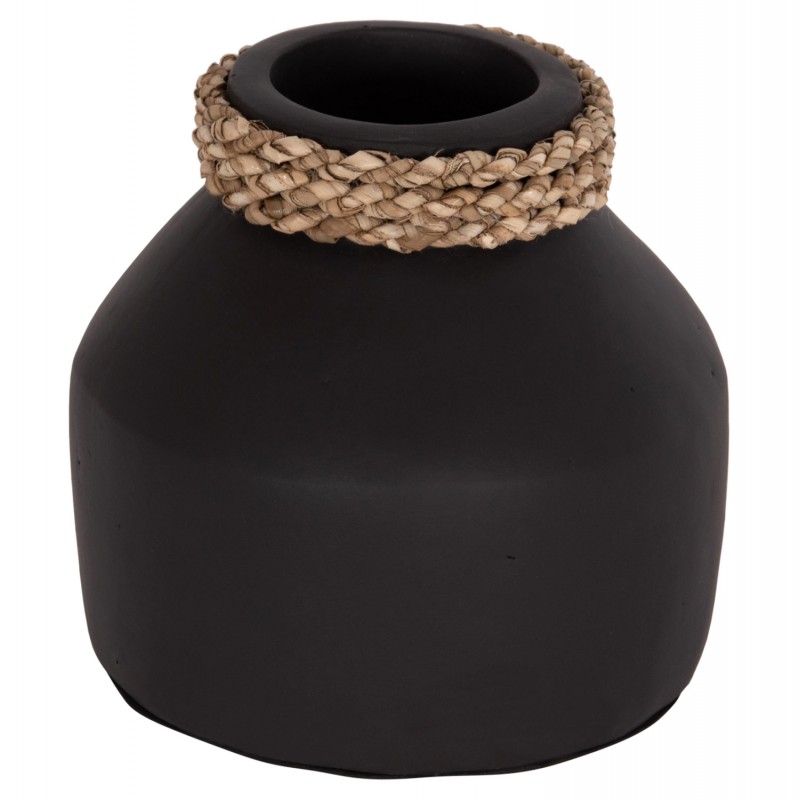 ΕΠΙΤΡΑΠΕΖΙΟ ΔΙΑΚΟΣΜΗΤΙΚΟ ΒΑΖΟ CAMMER HM4687.01XS ΤΕΡΑΚΟΤΑ ΣΕ ΜΑΥΡΟ--Φ16x15Υεκ.