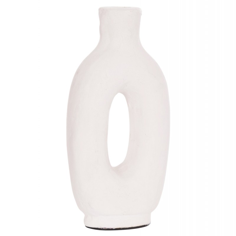 ΔΙΑΚΟΣΜΗΤΙΚΟ ΒΑΖΟ ΣΕΙΡΑ CLAYVON HM4409 ΤΕΡΑΚΟΤΑ ΣΕ ΛΕΥΚΟ 10x5x21Υεκ.