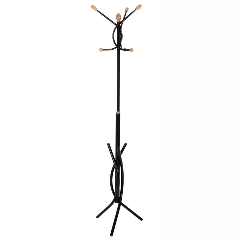 ΚΑΛΟΓΕΡΟΣ ΜΕΤΑΛΛΙΚΟΣ HM9575.01 ΣΕ ΜΑΥΡΟ ΧΡΩΜΑ-7 ΣΗΜΕΙΑ ΚΡΕΜΑΣΗΣ 41x41x176Y εκ.