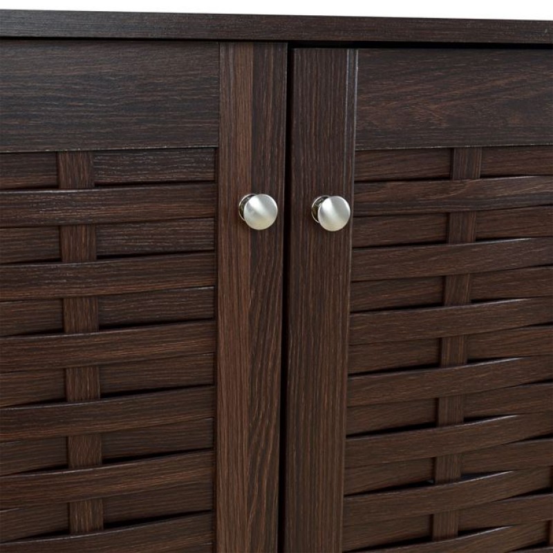 ΠΑΠΟΥΤΣΟΘΗΚΗ-ΝΤΟΥΛΑΠΙ ΞΥΛΙΝΗ CASSIOPE HM2208.01 WENGE 77Χ34Χ67.5εκ.