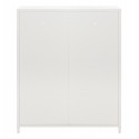 ΜΕΤΑΛΛΙΚΟ ΝΤΟΥΛΑΠΙ ΒΙΤΡΙΝΑ CARIL HM9571.02 ΛΕΥΚΟ 80x37-40x102Yεκ.