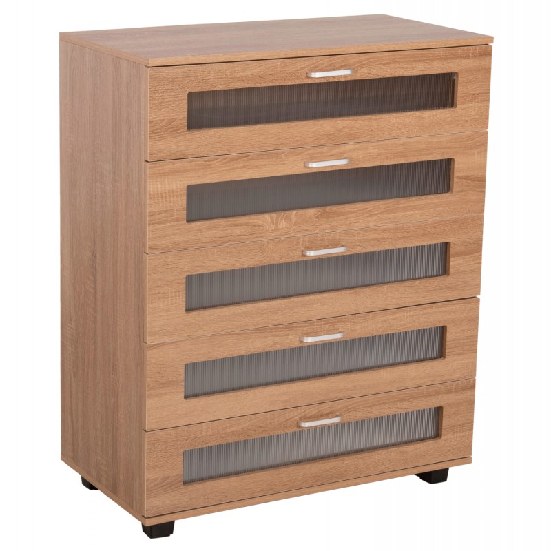 ΣΥΡΤΑΡΙΕΡΑ ΜΕΛΑΜΙΝΗΣ THORGAN HM9881.01 5 ΣΥΡΤΑΡΙΑ-SONAMA ΧΡΩΜΑ 80Χ40Χ100Υεκ