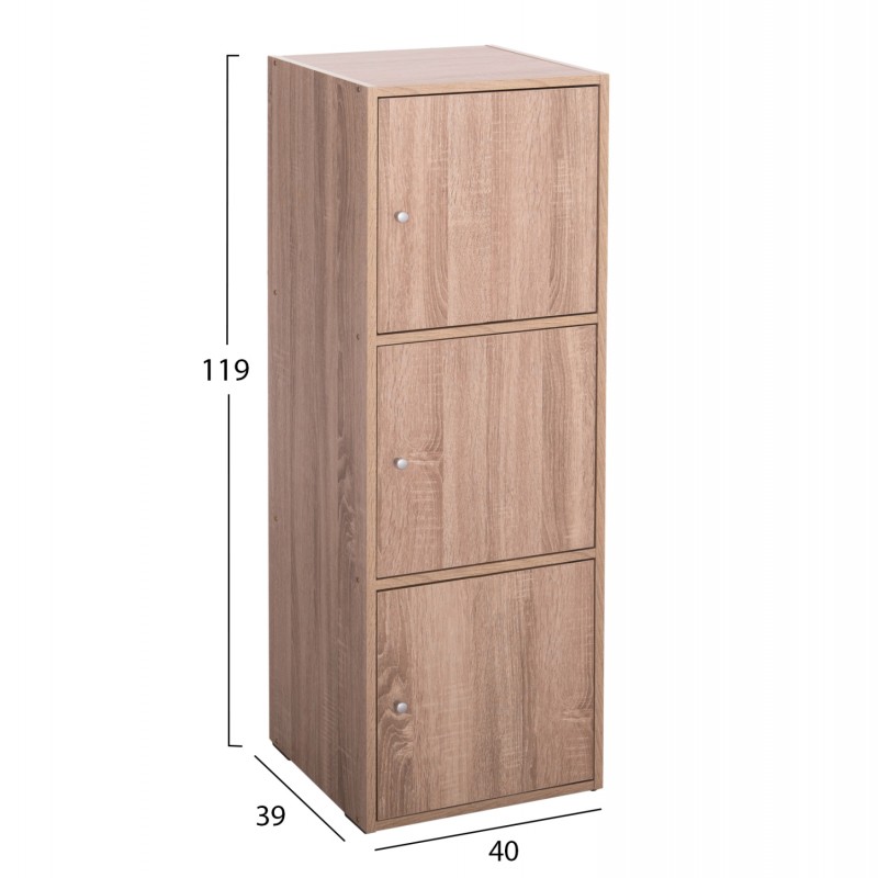 ΝΤΟΥΛΑΠΙ ΜΕ 3 ΑΠΟΘ. ΧΩΡΟΥΣ SORIANO HM9939.11 SONAMA OAK ΜΕΛΑΜΙΝΗ 40x39x119Υεκ. ΝΤΟΥΛΑΠΙ ΜΕ 3 ΑΠΟΘ. ΧΩΡΟΥΣ SORIANO HM9939.11 SONAMA OAK ΜΕΛΑΜΙΝΗ 40x39x119Υεκ.