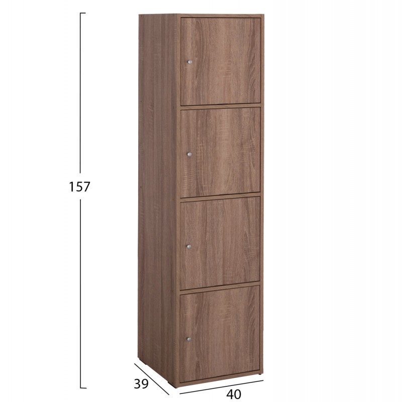 ΝΤΟΥΛΑΠΙ SORIANO HM9940.11 DARK OAK ΜΕΛΑΜΙΝΗ 40x39-41x157Υεκ. ΝΤΟΥΛΑΠΙ SORIANO HM9940.11 DARK OAK ΜΕΛΑΜΙΝΗ 40x39-41x157Υεκ.