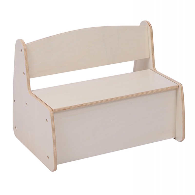 ΠΑΓΚΑΚΙ ΠΑΙΔΙΚΟ ΜΕ ΑΠΟΘ.ΧΩΡΟ RICKI HM18342.01 MDF & ΚΟΝΤΡΑΠΛΑΚΕ ΦΥΣΙΚΟ 63x43x47Υεκ