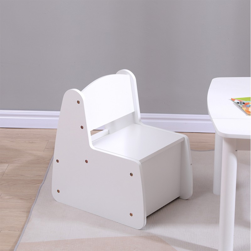 ΠΑΙΔΙΚΟ ΚΑΡΕΚΛΑΚΙ ΜΕ ΑΠΟΘ.ΧΩΡΟ RICKI HM18343.03 ΚΟΝΤΡΑΠΛΑΚΕ/MDF ΛΕΥΚΟ 33x44x48Υεκ