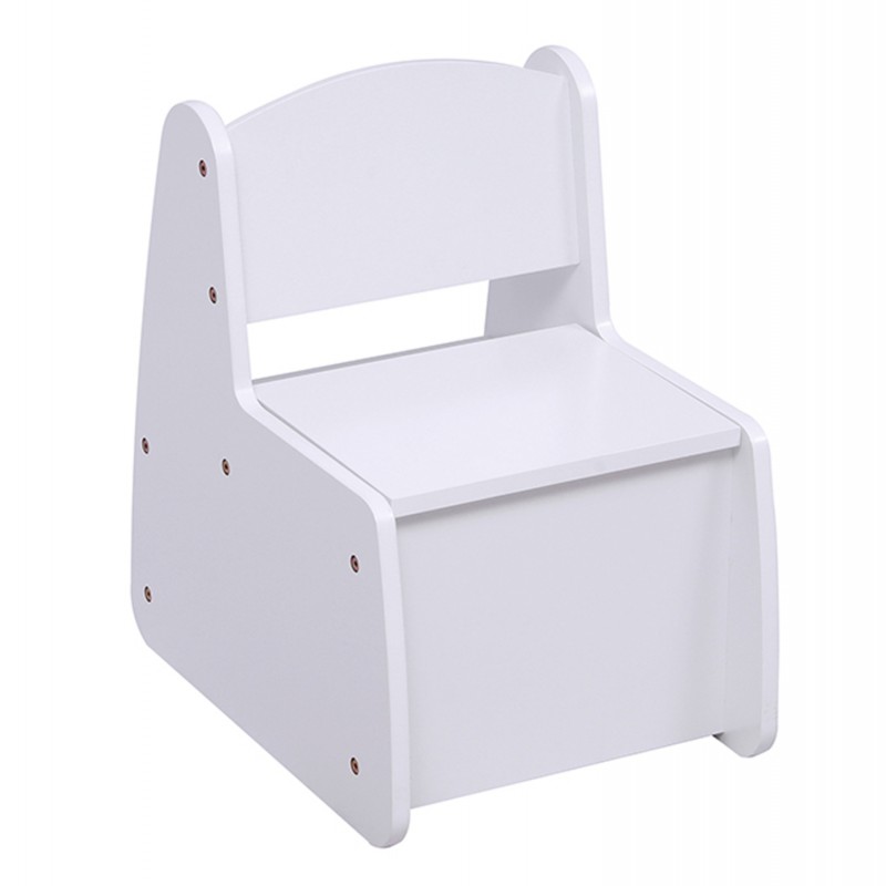 ΠΑΙΔΙΚΟ ΚΑΡΕΚΛΑΚΙ ΜΕ ΑΠΟΘ.ΧΩΡΟ RICKI HM18343.03 ΚΟΝΤΡΑΠΛΑΚΕ/MDF ΛΕΥΚΟ 33x44x48Υεκ