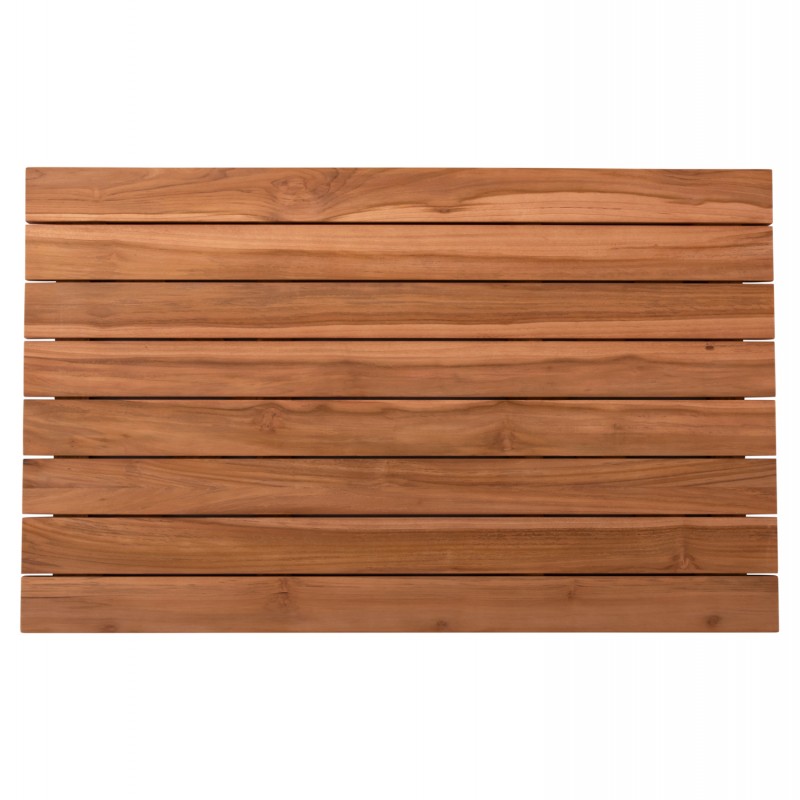 ΕΠΙΦΑΝΕΙΑ ΤΡΑΠΕΖΙΟΥ ΞΥΛΟ TEAK-ΦΥΣΙΚΟ ΤΕΤΡΑΓΩΝΗ HM6139 ΜΑΣΙΦ 80x80x4(πάχος)εκ.