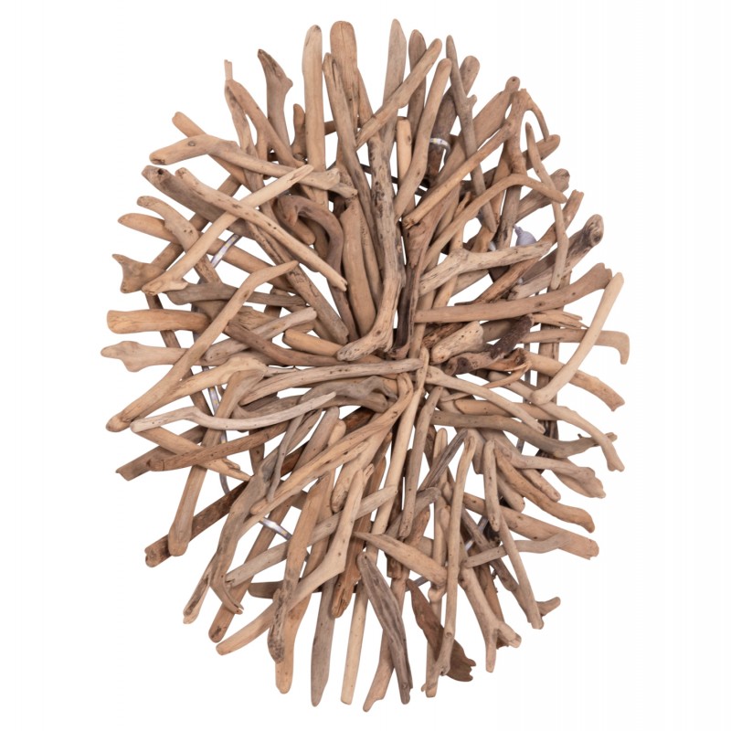 ΔΙΑΚΟΣΜΗΤΙΚΗ ΑΠΛΙΚΑ ΤΟΙΧΟΥ DREAMER HM4422 DRIFTWOOD ΜΕ ΤΑΙΝΙΑ LED Φ90x7(πάχος)εκ.