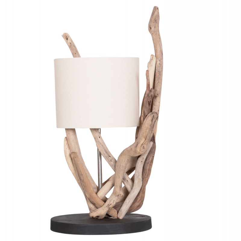 ΕΠΙΤΡΑΠΕΖΙΟ ΦΩΤΙΣΤΙΚΟ BRAMBLE HM4873 DRIFTWOOD & ΛΕΥΚΟ ΚΑΠΕΛΟ Φ28x65Υεκ.