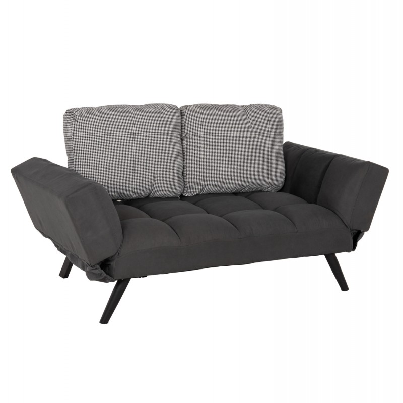 ΚΑΝΑΠΕΣ 3ΘΕΣΙΟΣ ΠΟΛΥΜΟΡΦΙΚΟΣ HM3169.01 ΓΚΡΙ ΜΕ ΜΑΞΙΛΑΡΙΑ 190Χ90Χ85Υ εκ.