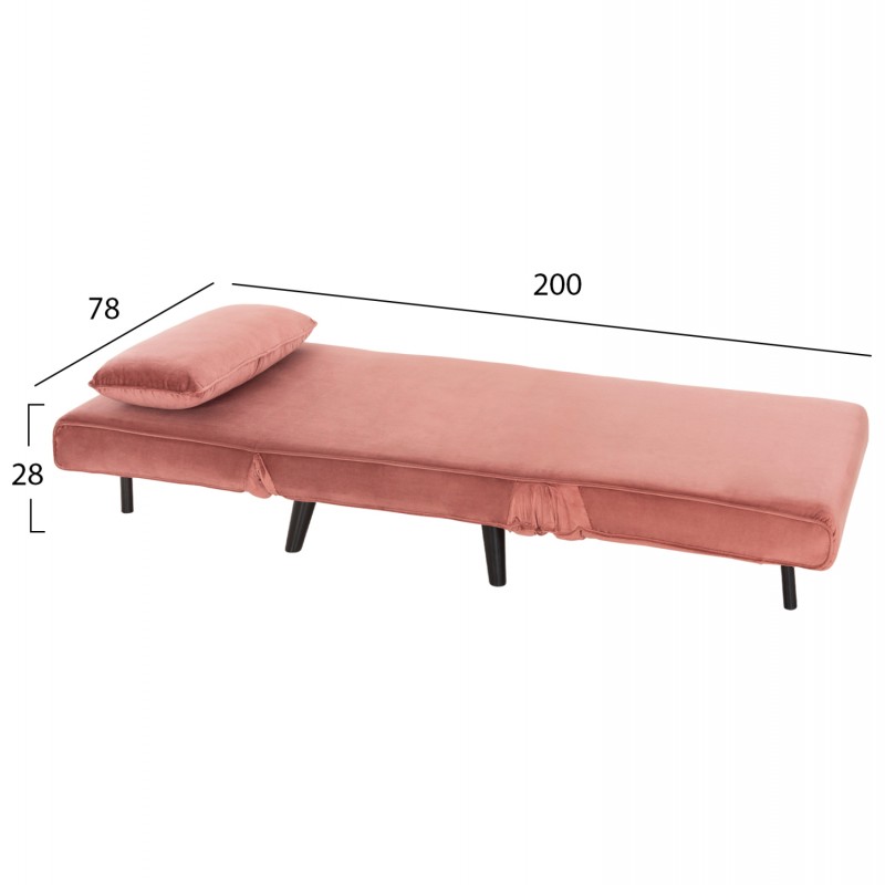ΠΟΛΥΘΡΟΝΑ ΚΡΕΒΑΤΙ BRAXTON HM8425.22 ΒΕΛΟΥΔΟ ΣΑΠΙΟ ΜΗΛΟ 78x88x78Υεκ.