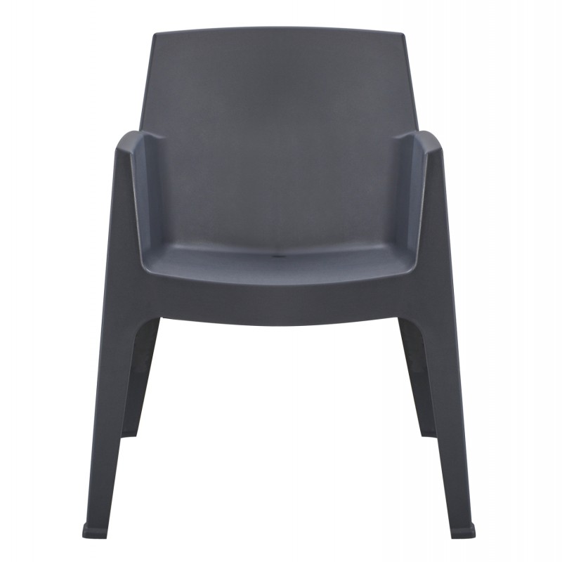 ΠΟΛΥΘΡΟΝΑ ΠΟΛΥΠΡΟΠΥΛΕΝΙΟΥ SLEEK HM6370.10 ΓΚΡΙ 57x56x82,5Υεκ.