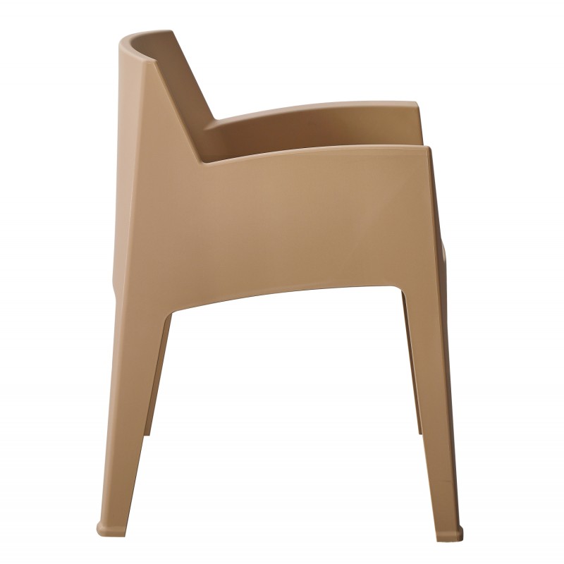 ΠΟΛΥΘΡΟΝΑ ΠΟΛΥΠΡΟΠΥΛΕΝΙΟΥ SLEEK HM6370.03 ΚΑΠΟΥΤΣΙΝΟ 57x56x82,5Υεκ.