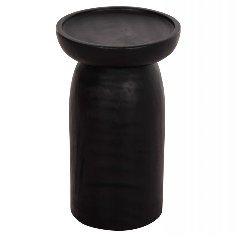 ΤΡΑΠΕΖΙ ΒΟΗΘΗΤΙΚΟ LOKI HM9899.12 ΜΑΣΙΦ ΞΥΛΟ SUAR ΣΕ ΜΑΥΡΟ Φ30x50Υεκ.