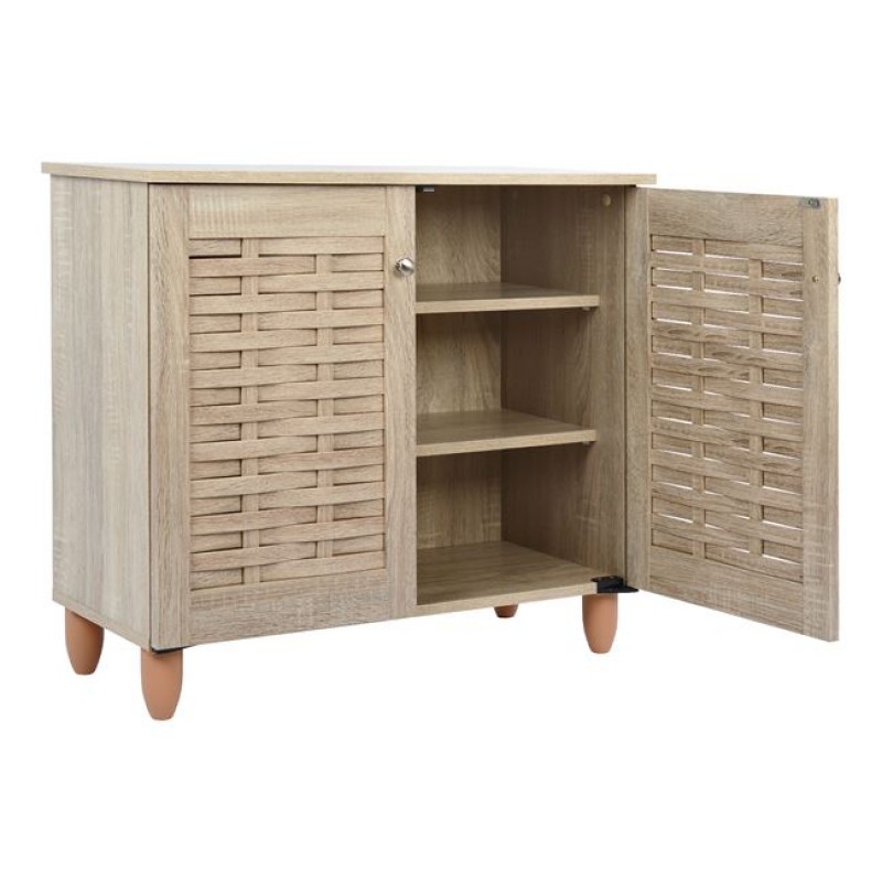 ΠΑΠΟΥΤΣΟΘΗΚΗ-ΝΤΟΥΛΑΠΙ ΞΥΛΙΝΗ CASSIOPE HM2208.02 SONAMA 77Χ34Χ67.5εκ.