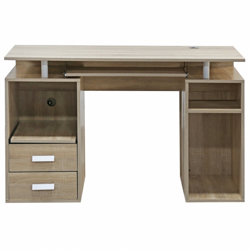 ΓΡΑΦΕΙΟ ΜΕΛΑΜΙΝΗΣ STATUS HM2026.02 SONAMA-ΛΕΥΚΟ 120Χ55Χ76 εκ.