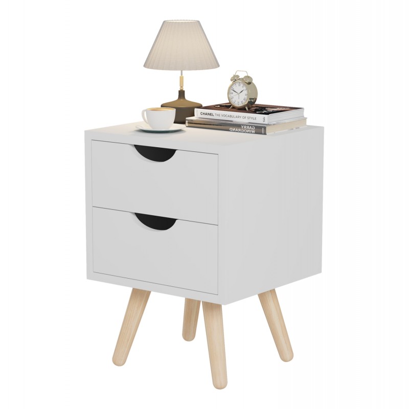 ΚΟΜΟΔΙΝΟ DINKL HM2472.03 ΜΕΛΑΜΙΝΗ-2 ΣΥΡΤΑΡΙΑ ΛΕΥΚΟ 29,7x29,7x45Υεκ