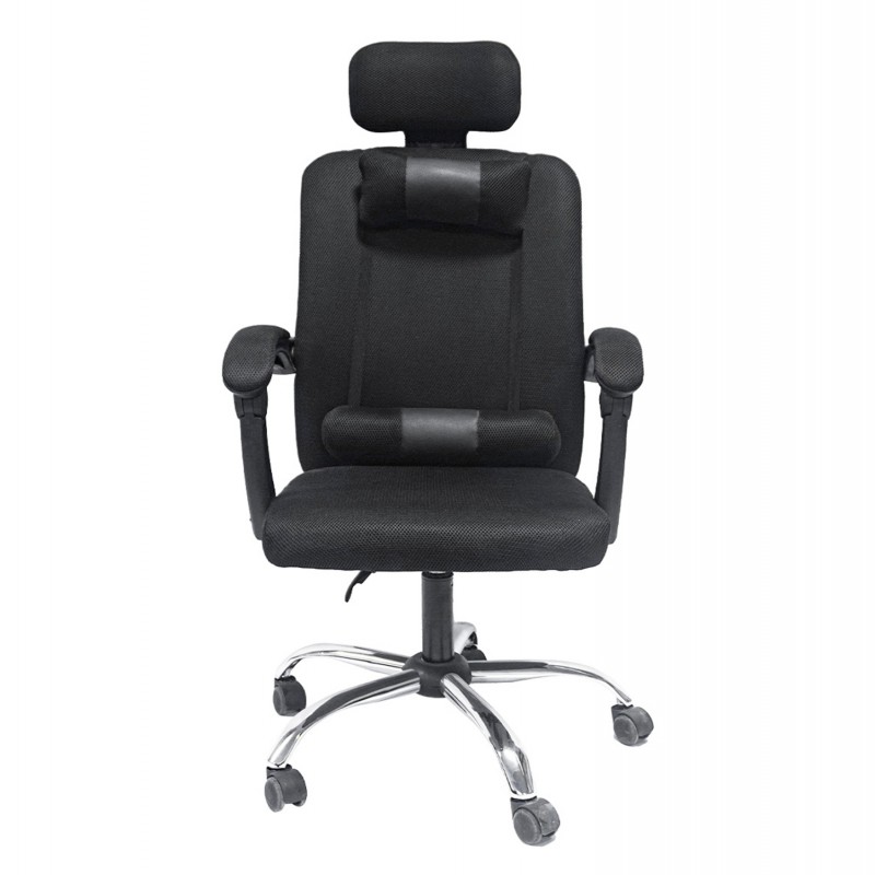 ΚΑΡΕΚΛΑ ΓΡΑΦΕΙΟΥ CRONER HM1196.01 ΜΑΥΡΟ MESH-ΜΕΤΑΛ.ΒΑΣΗ-NYLON ΣΚΕΛΕΤΟΣ 58x50x120Υεκ.