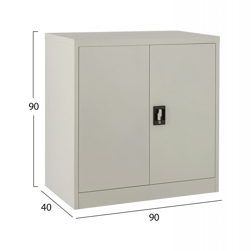 ΝΤΟΥΛΑΠΑ ΜΕΤΑΛΛΙΚΗ HM5960.11 ΜΕ 3 ΑΠΟΘΗΚΕΥΤΙΚΟΥΣ ΧΩΡΟΥΣ ΓΚΡΙ 90Χ40Χ90Υεκ.