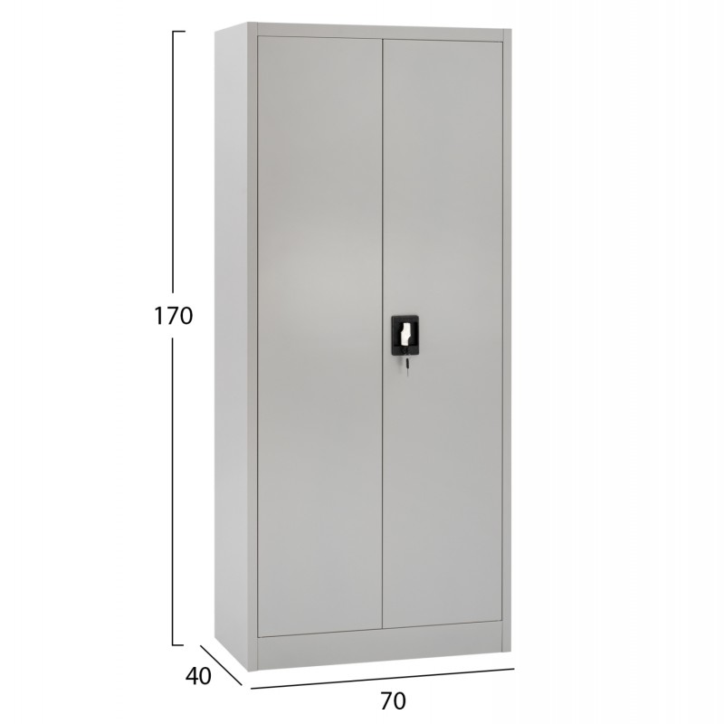 ΝΤΟΥΛΑΠΑ 2ΦΥΛΛΗ ΜΕΤΑΛΛΙΚΗ HRONDA HM5749.21 ME ΧΩΡΙΣΜΑ & ΚΛΕΙΔΑΡΙΑ 70x40x170Υεκ.