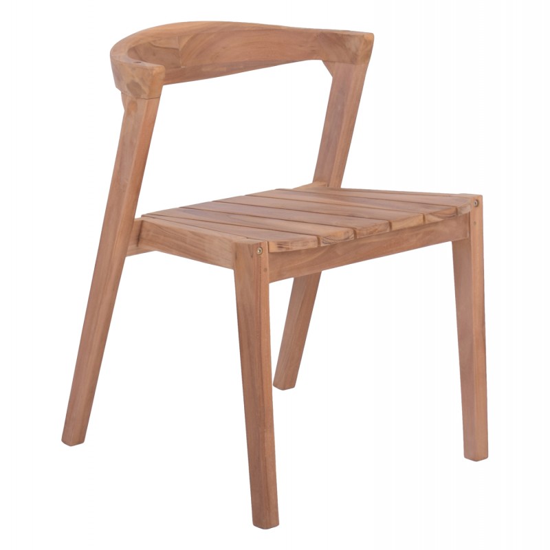 ΚΑΡΕΚΛΑ ΕΞΩΤΕΡΙΚΟΥ ΧΩΡΟΥ ORLEAN HM18130 ΞΥΛΟ TEAK-ΦΥΣΙΚΟ ΧΡΩΜΑ 49x56x72Υεκ.