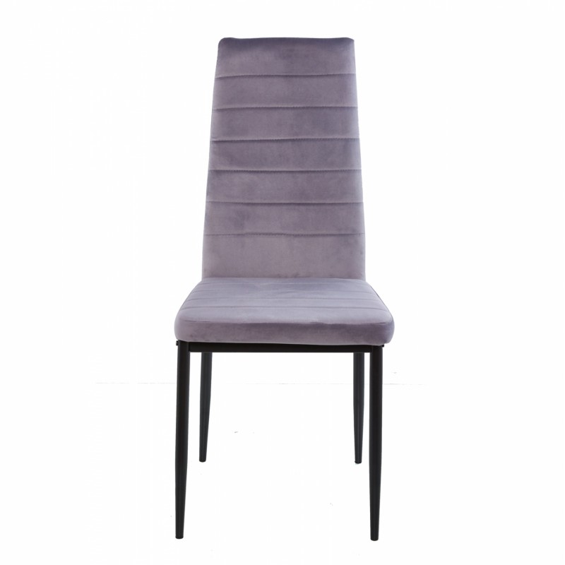 ΚΑΡΕΚΛΑ ΜΕΤΑΛΛΙΚΗ LADY HM0037.31 ΓΚΡΙ ΒΕΛΟΥΔΟ ME ΜΕΤΑΛΛΙΚΟ ΣΚΕΛΕΤΟ K/D