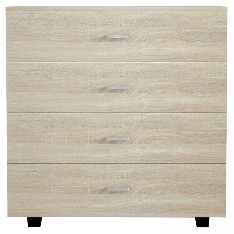 ΣΥΡΤΑΡΙΕΡΑ ΜΕΛΑΜΙΝΗΣ ME 4 ΣΥΡΤΑΡΙΑ SONOMA HM8996.01 80x40x83εκ.