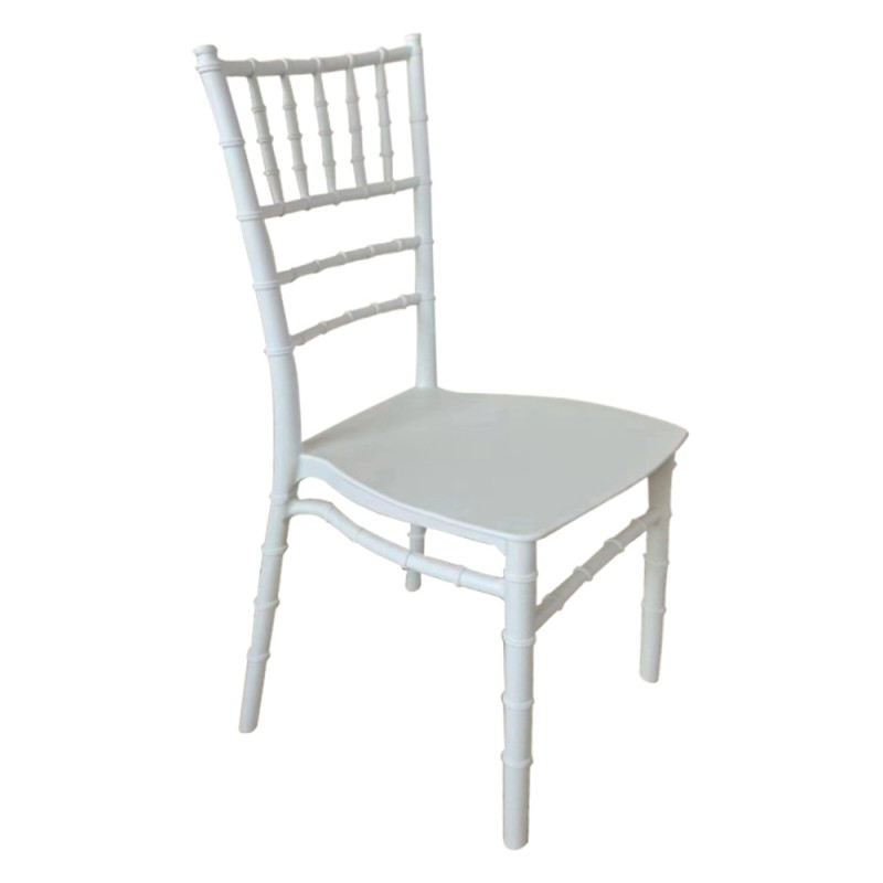 ΚΑΡΕΚΛΑ ΠΟΛΥΠΡΟΠΥΛΕΝΙΟΥ CATERING TIFFANY HM8058.31 ΛΕΥΚΟ 40x46,5x88Υ εκ.